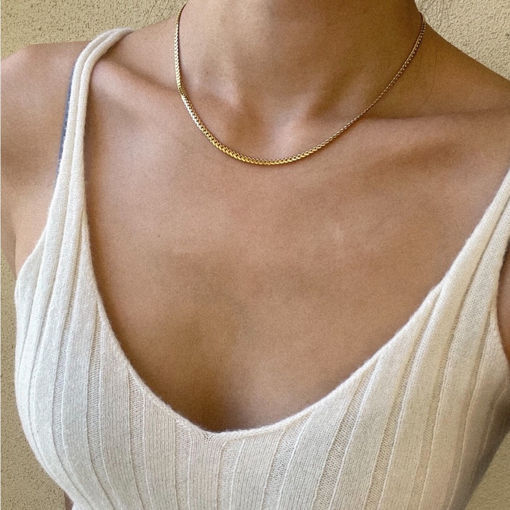🔥18K Gold Weaved Snake Chain - Picture 6 of 7
